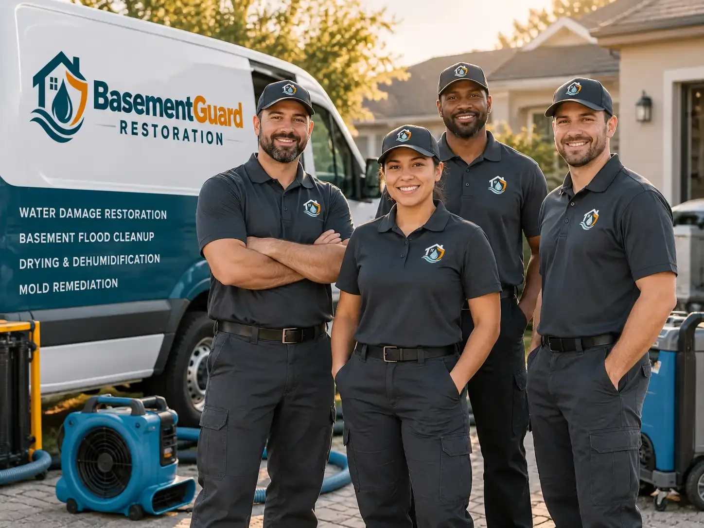 Basement Water Damage Restoration company in Comins, MI